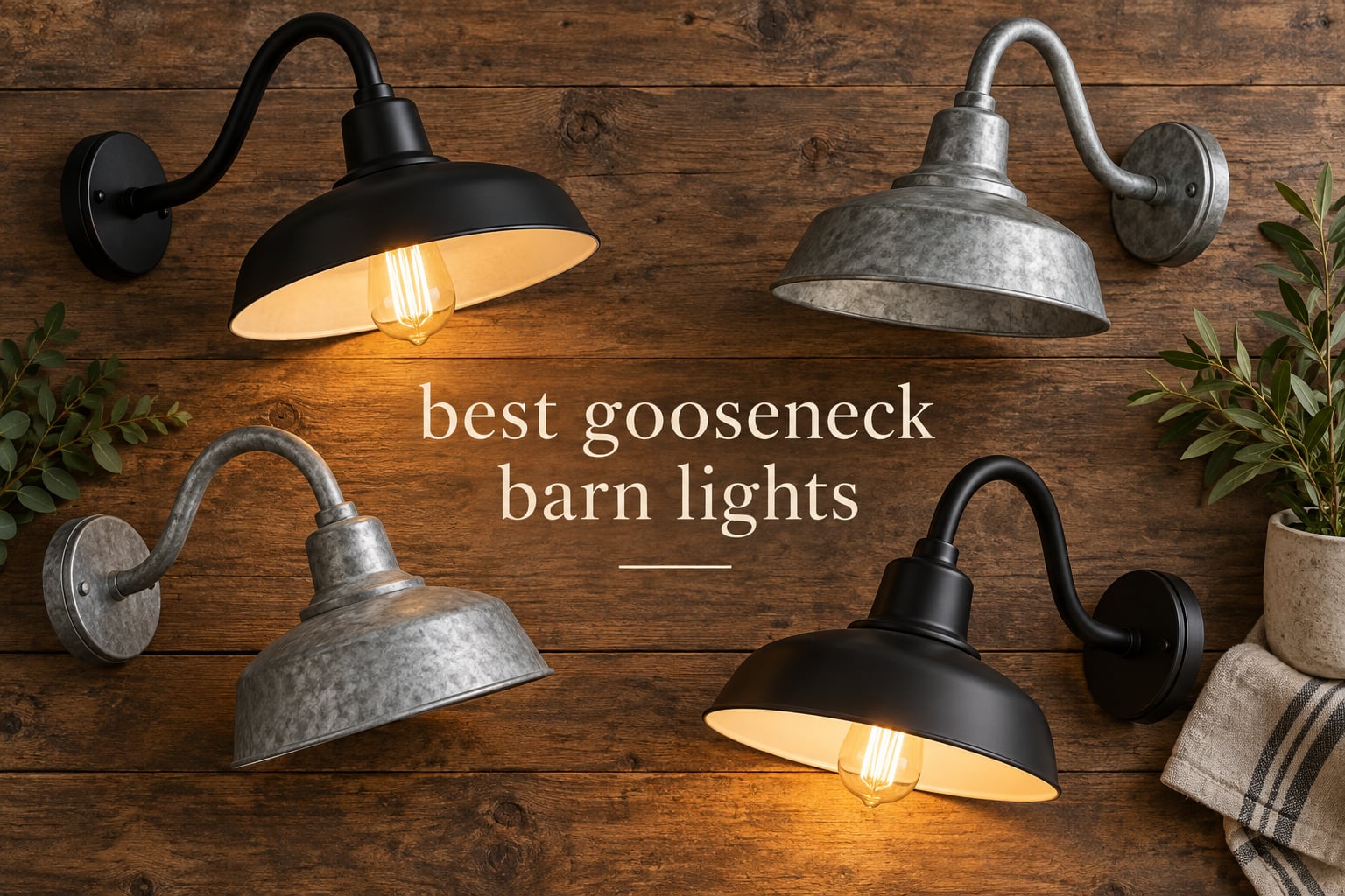 best gooseneck barn lights