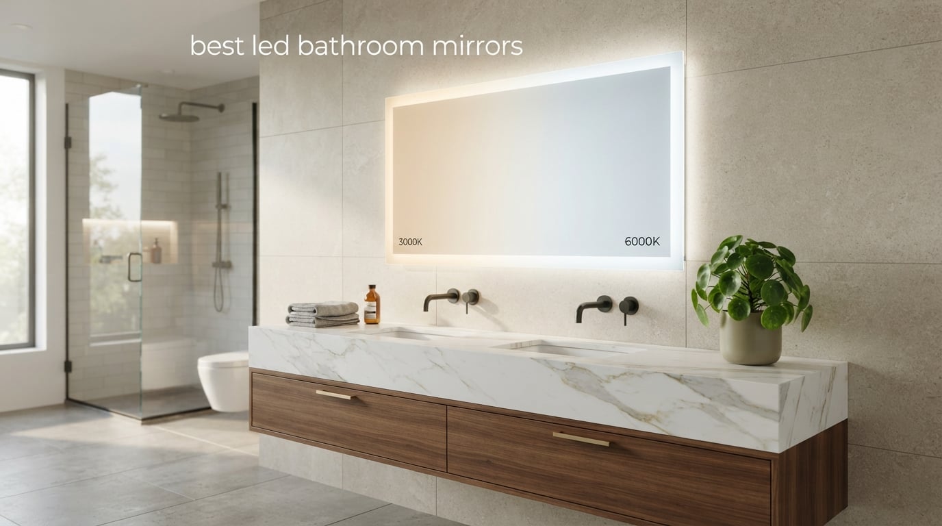 best led bathroom mirrors
