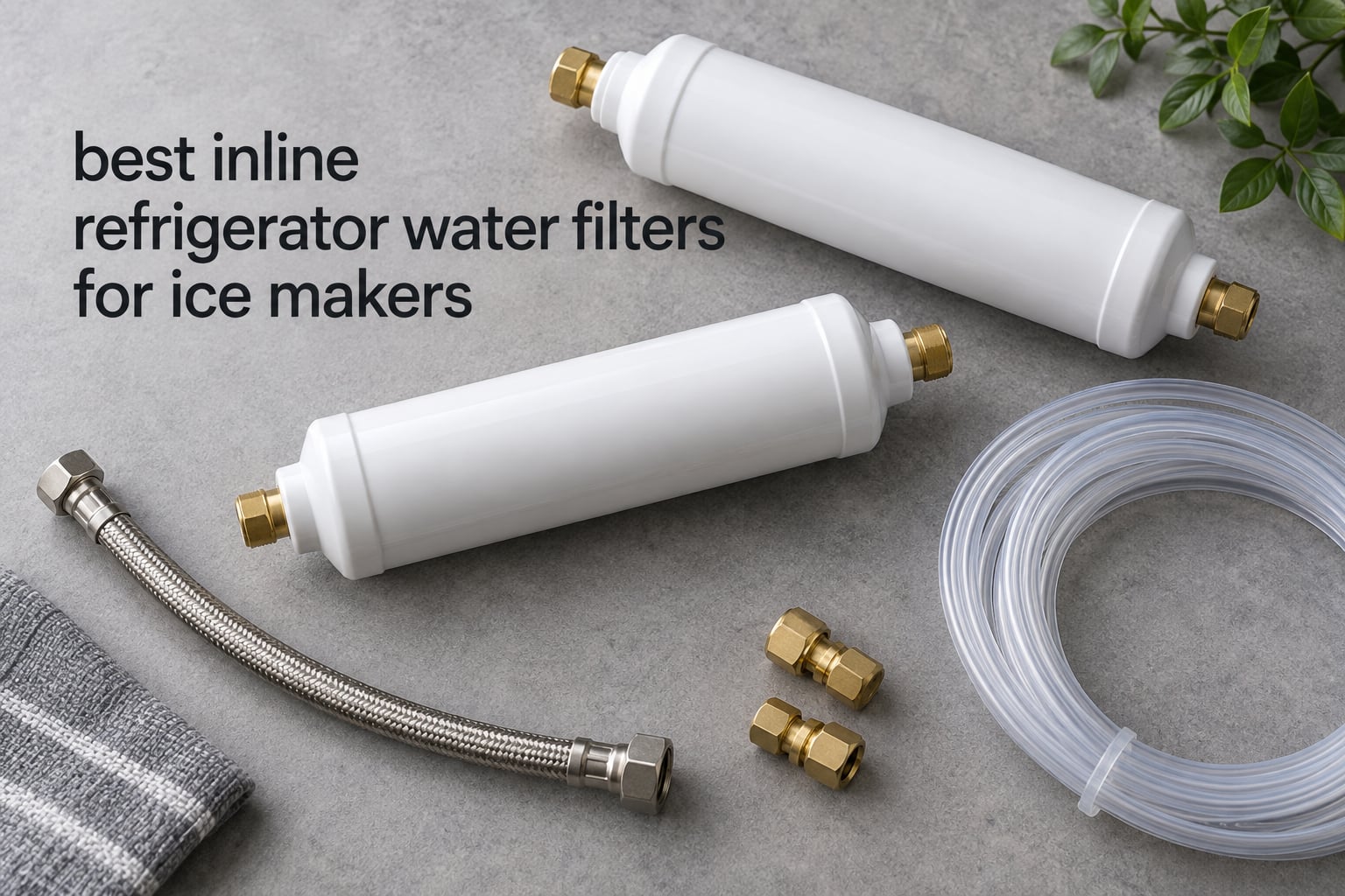 best inline refrigerator water filters for ice makers