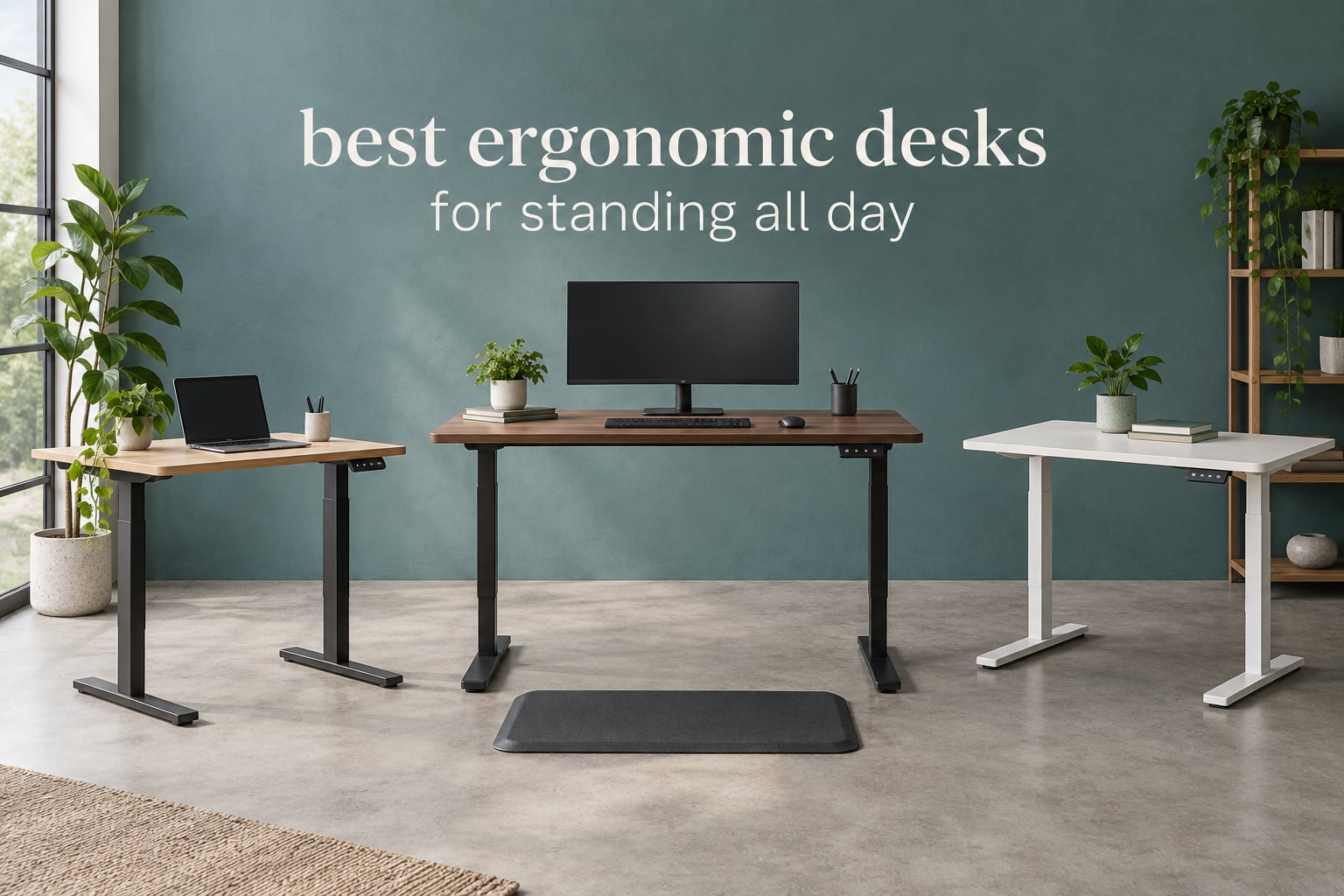 best ergonomic desks for standing all day