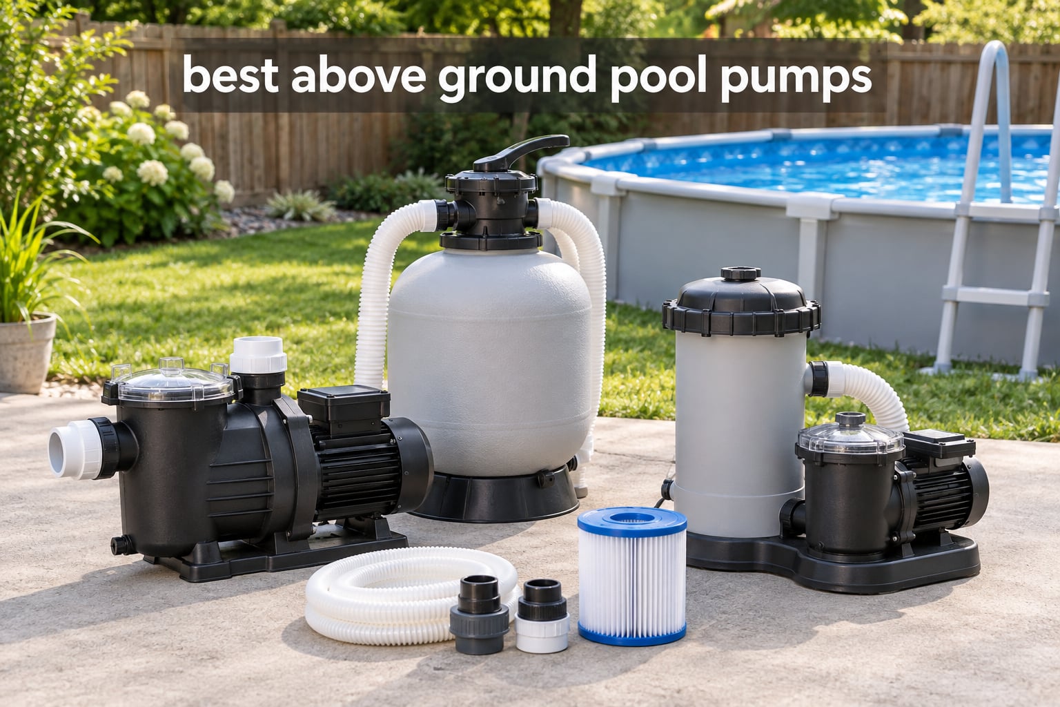 best above ground pool pumps