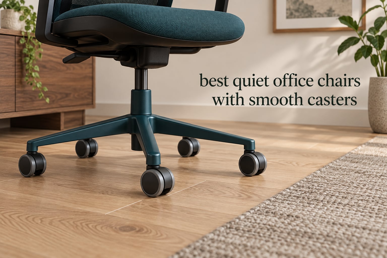 best quiet office chairs with smooth casters