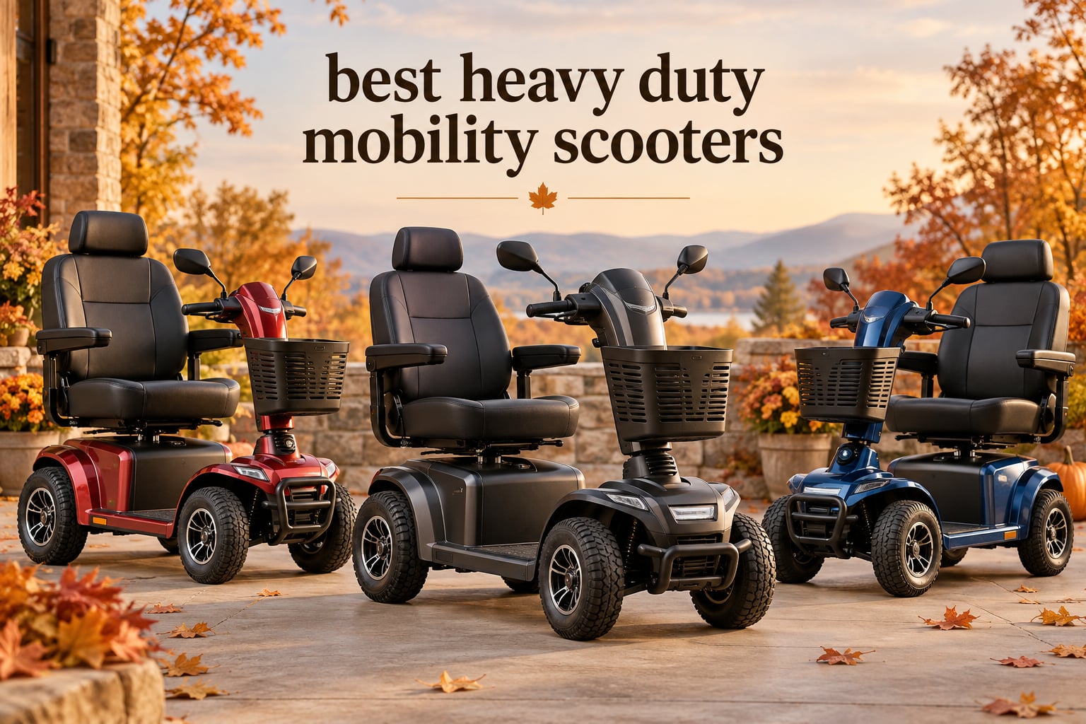 best heavy duty mobility scooters