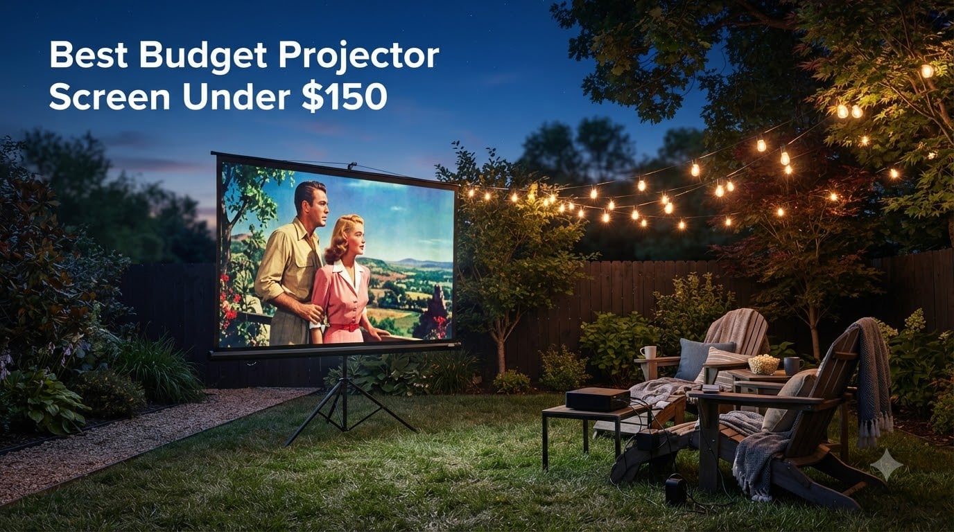 Best Budget Projector Screen Under $150