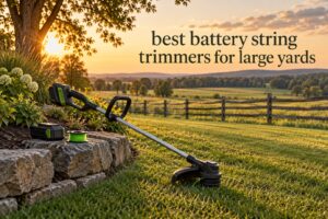 best battery string trimmers for large yards