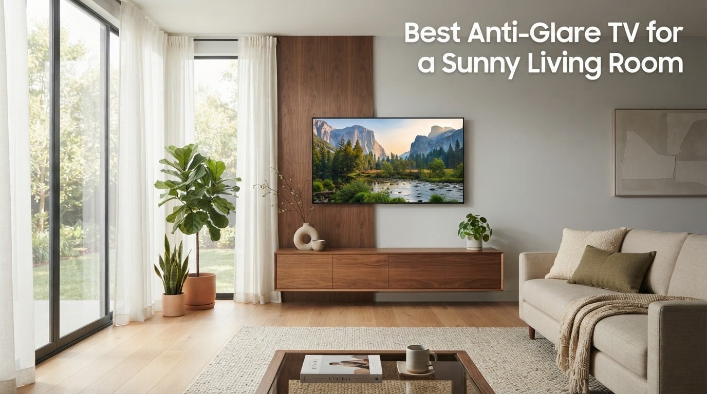Best Anti-Glare TV for a Sunny Living Room