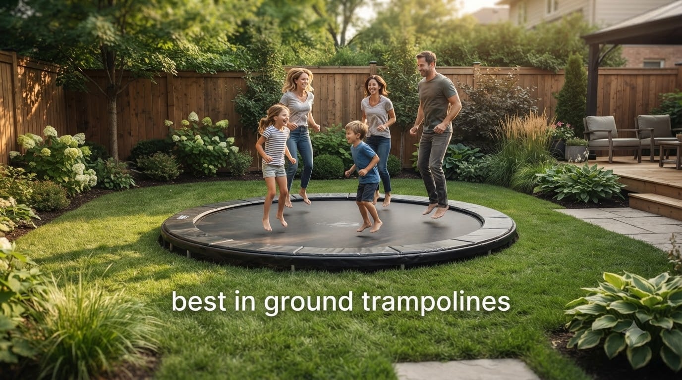best in ground trampolines