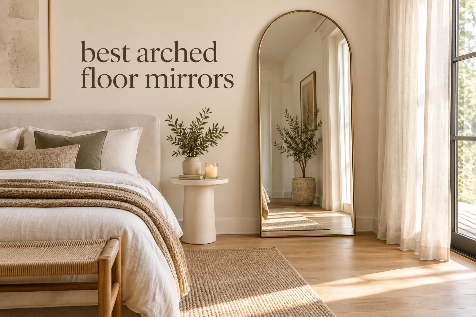 best arched floor mirrors