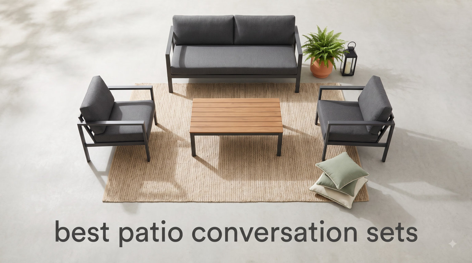 best patio conversation sets