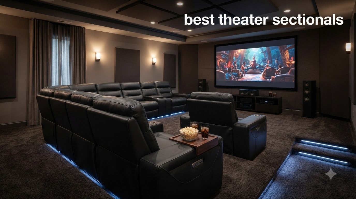 best theater sectionals
