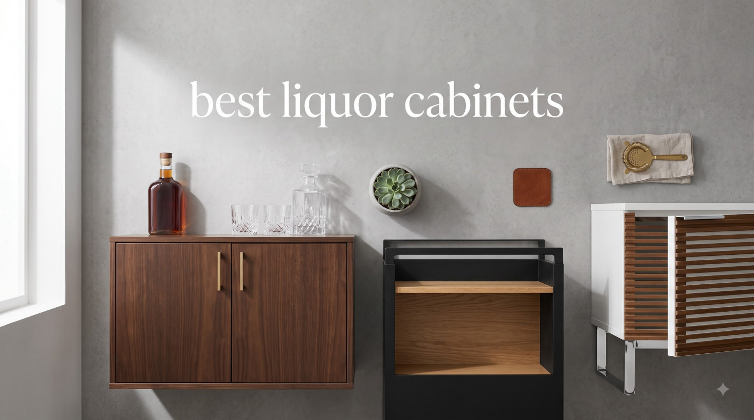best liquor cabinets