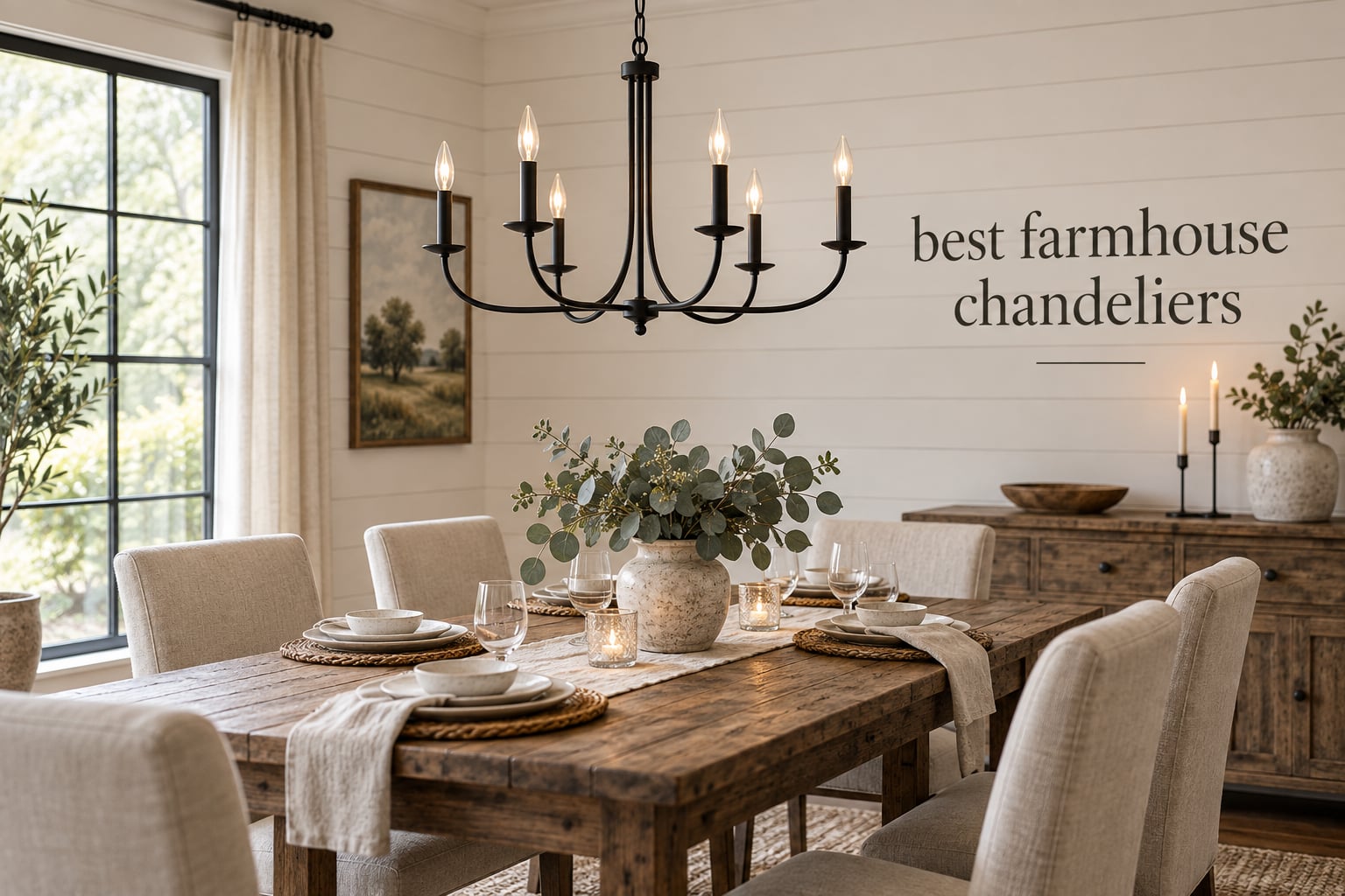 best farmhouse chandeliers