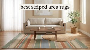 best striped area rugs