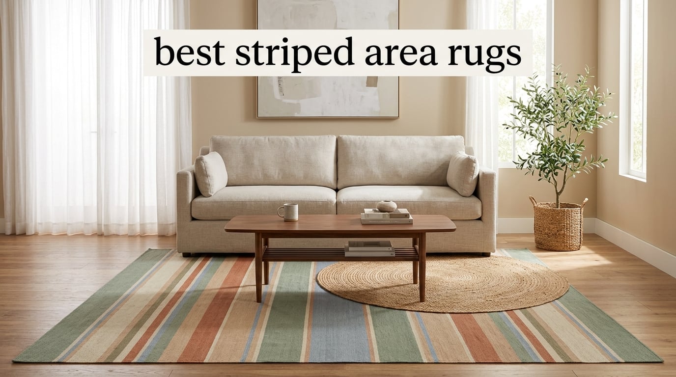 best striped area rugs