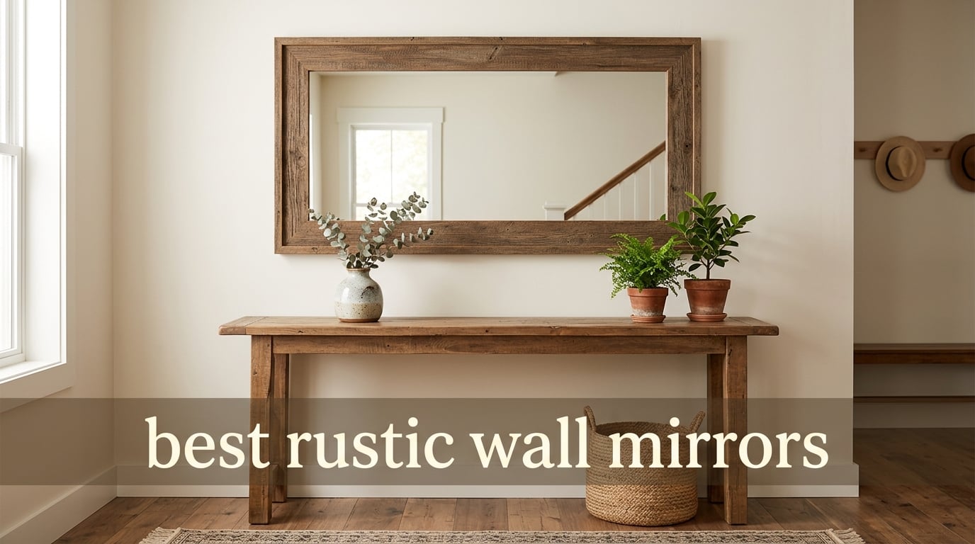 best rustic wall mirrors