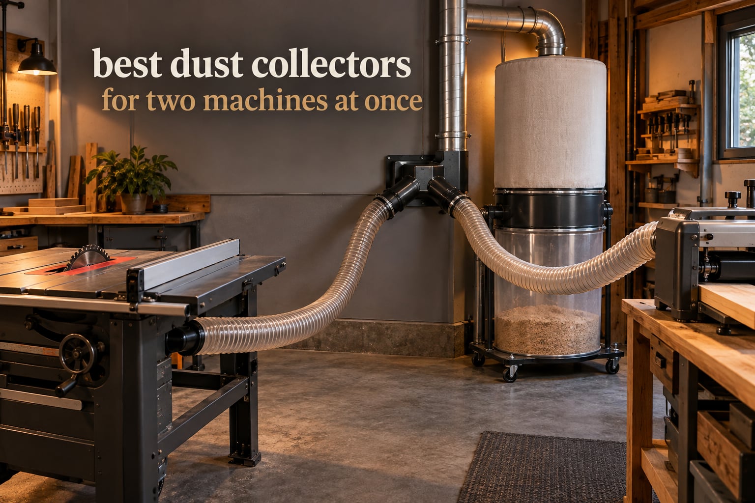 best dust collectors for two machines at once