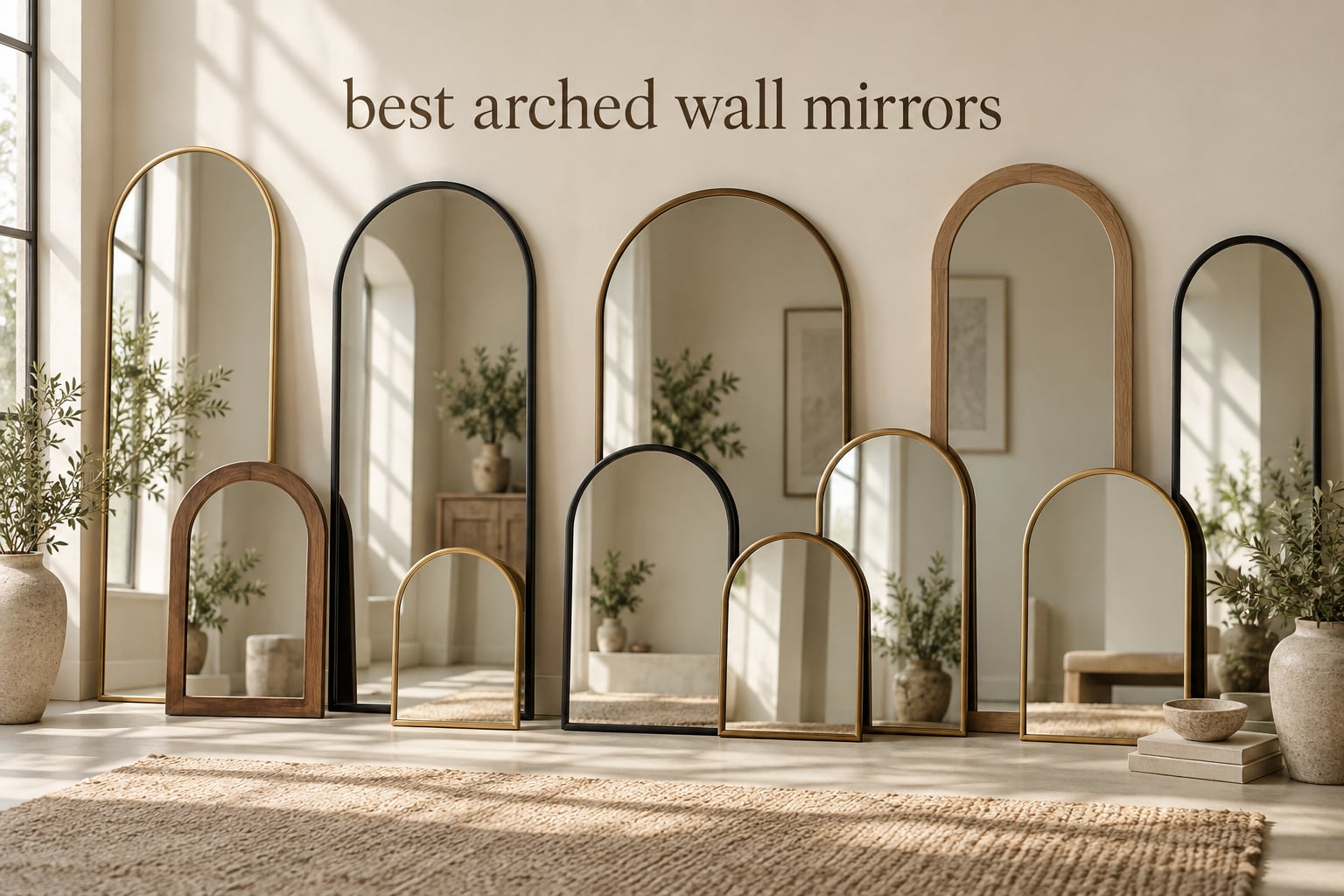 best arched wall mirrors