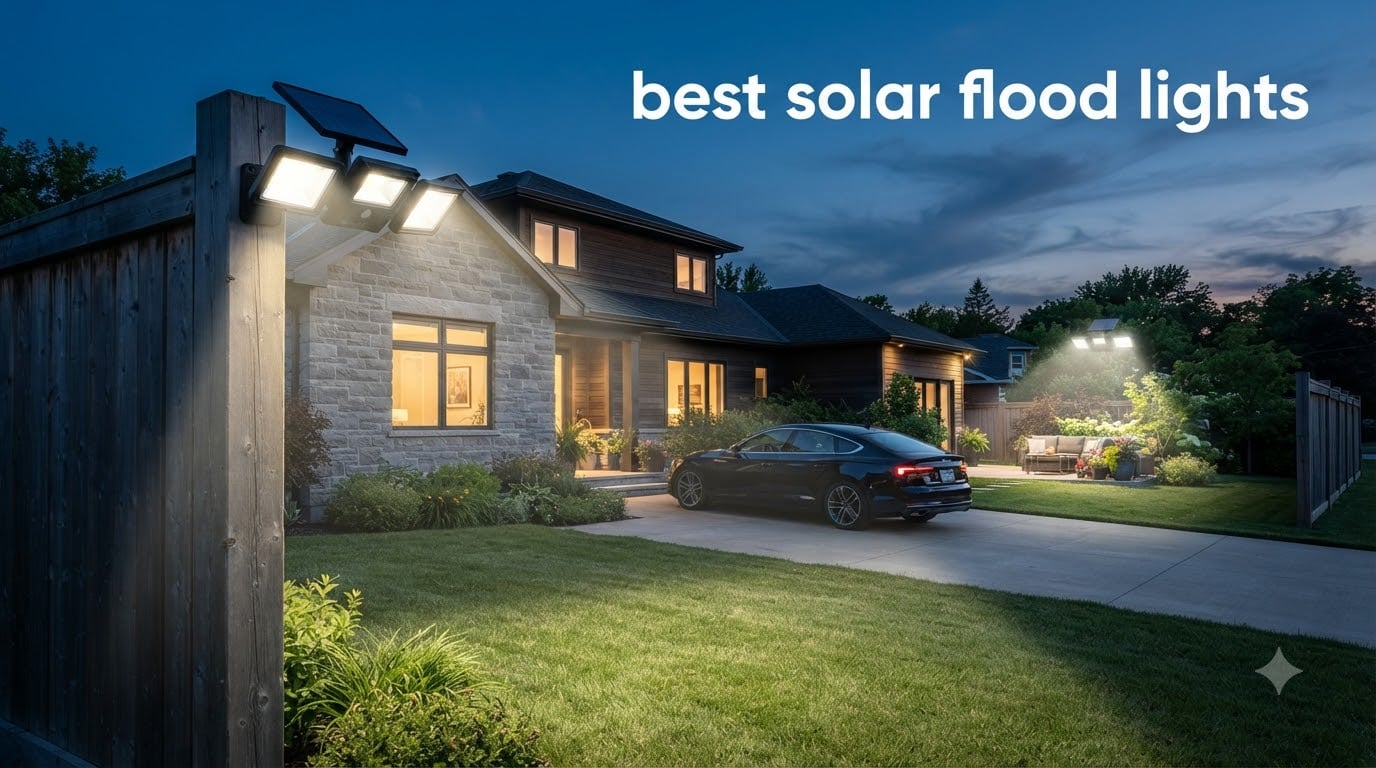 best solar flood lights