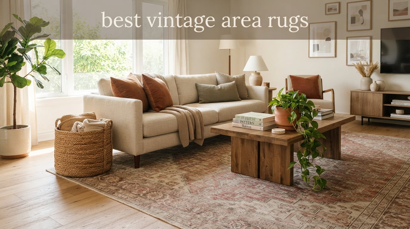 best vintage area rugs