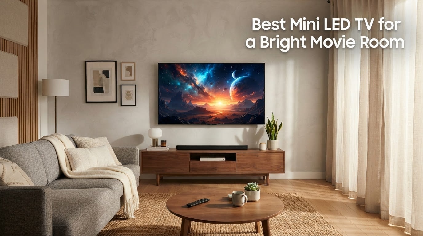 Best Mini LED TV for a Bright Movie Room