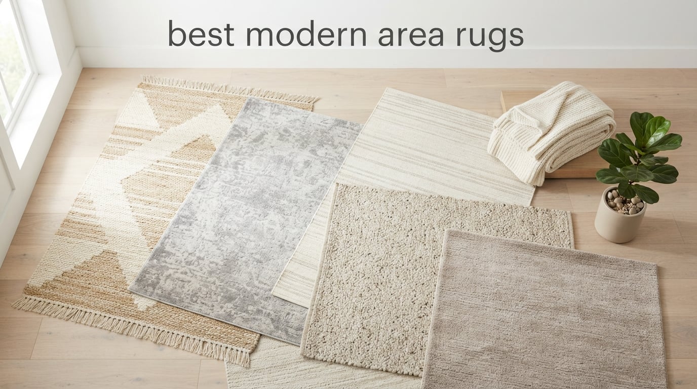 best modern area rugs