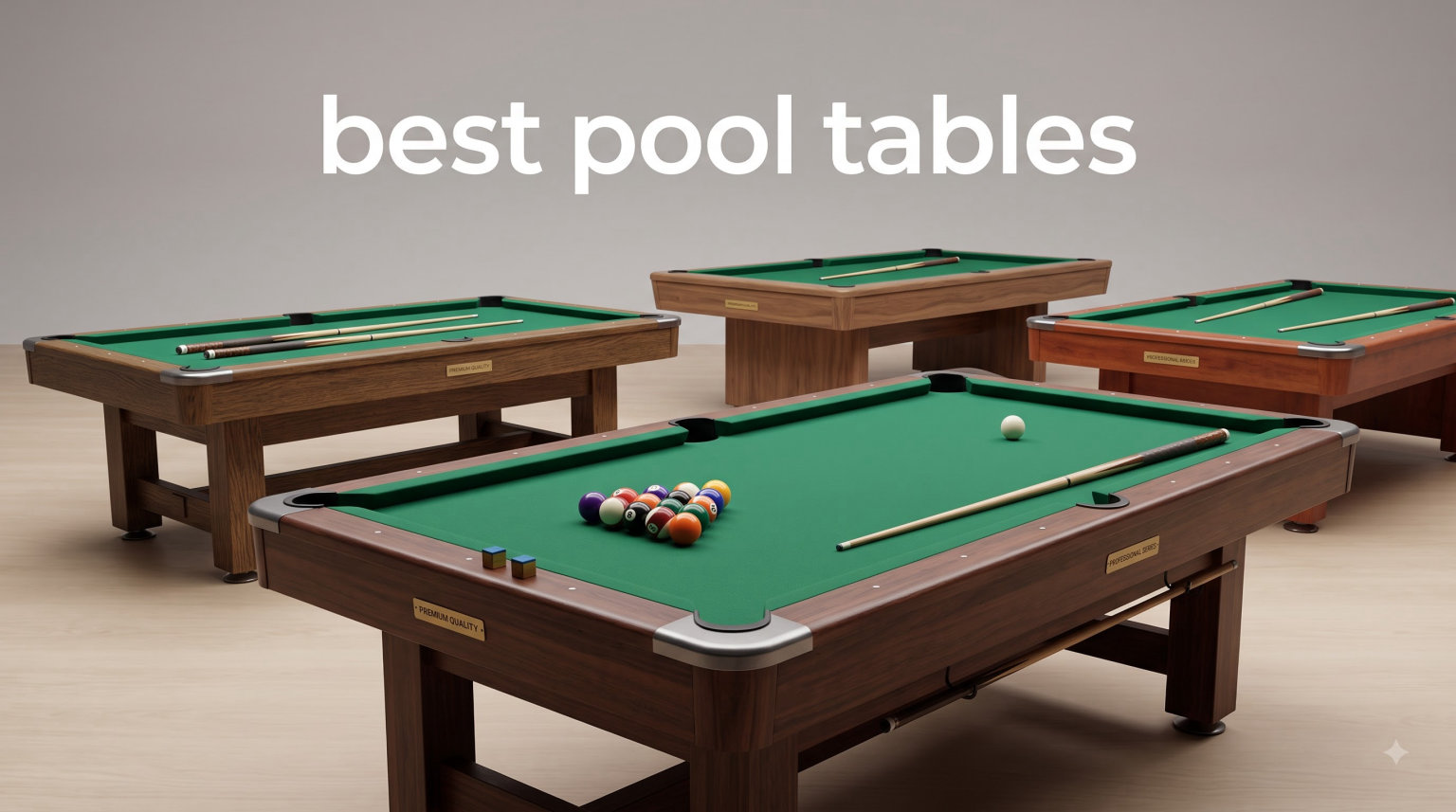 best pool tables