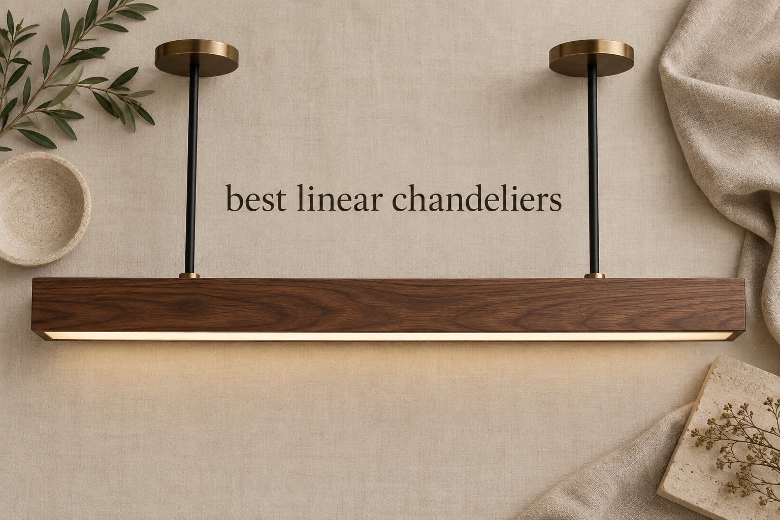best linear chandeliers