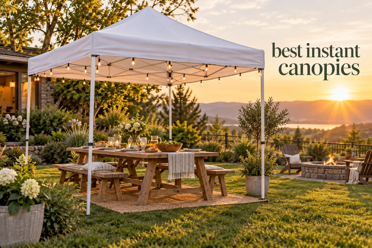 best instant canopies