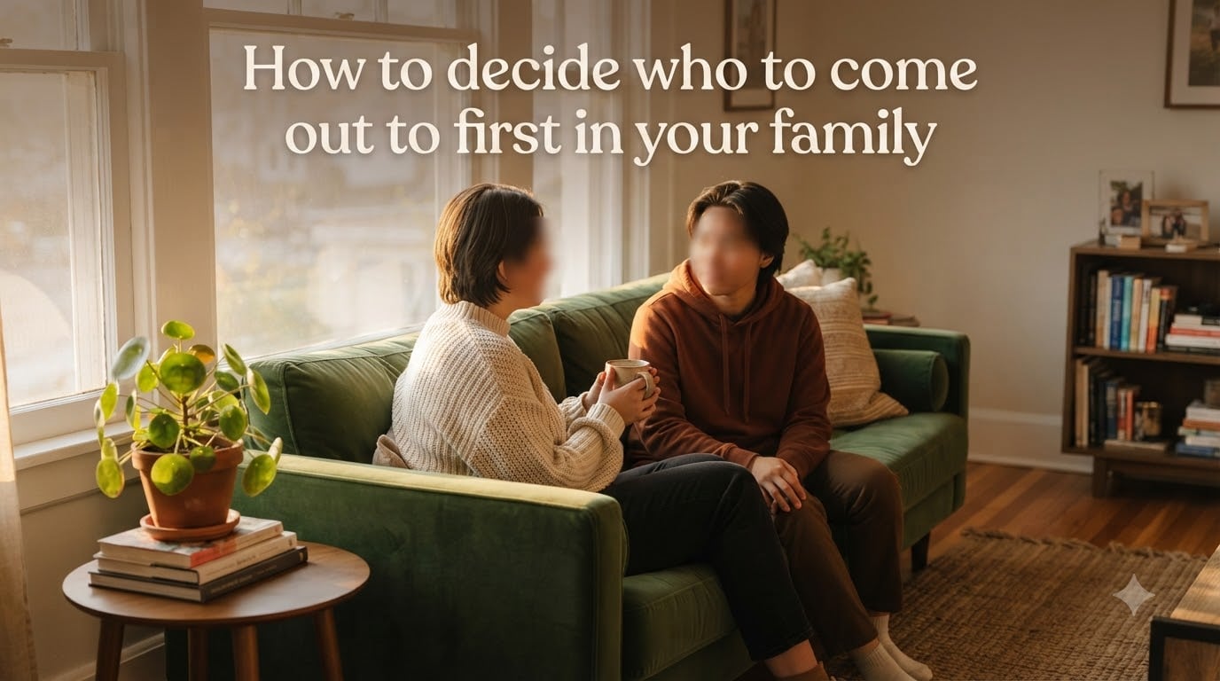 How to decide who to come out to first in your family