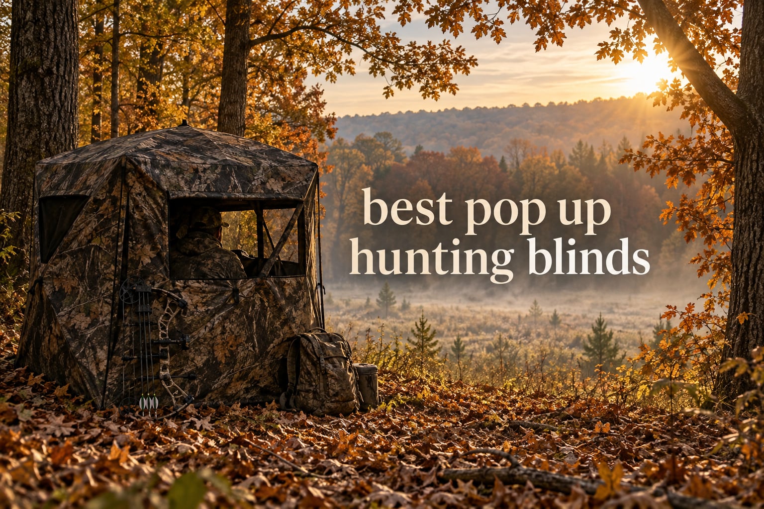 best pop up hunting blinds
