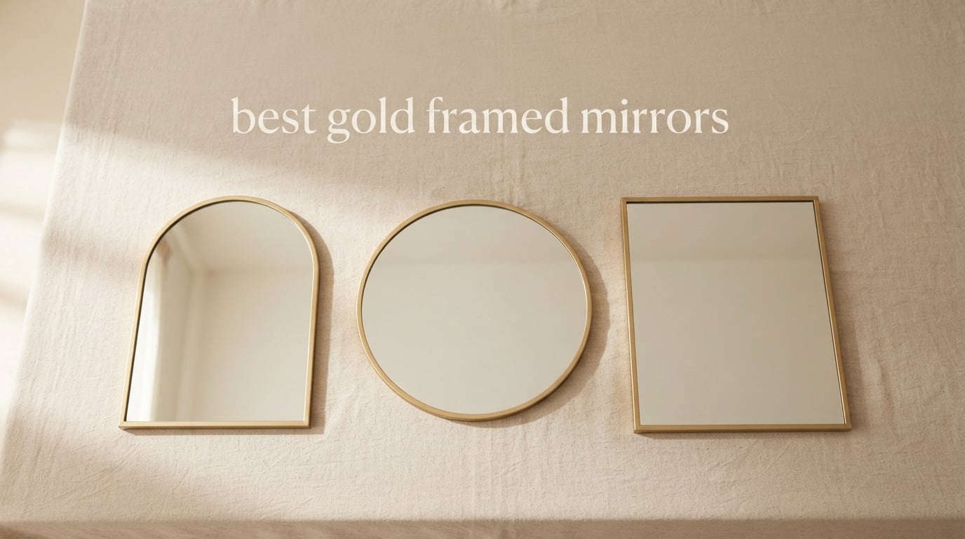 best gold framed mirrors