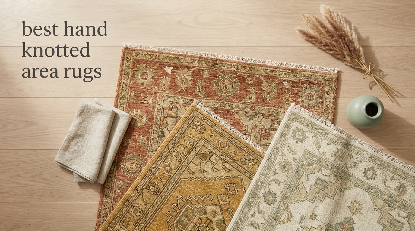 best hand knotted area rugs