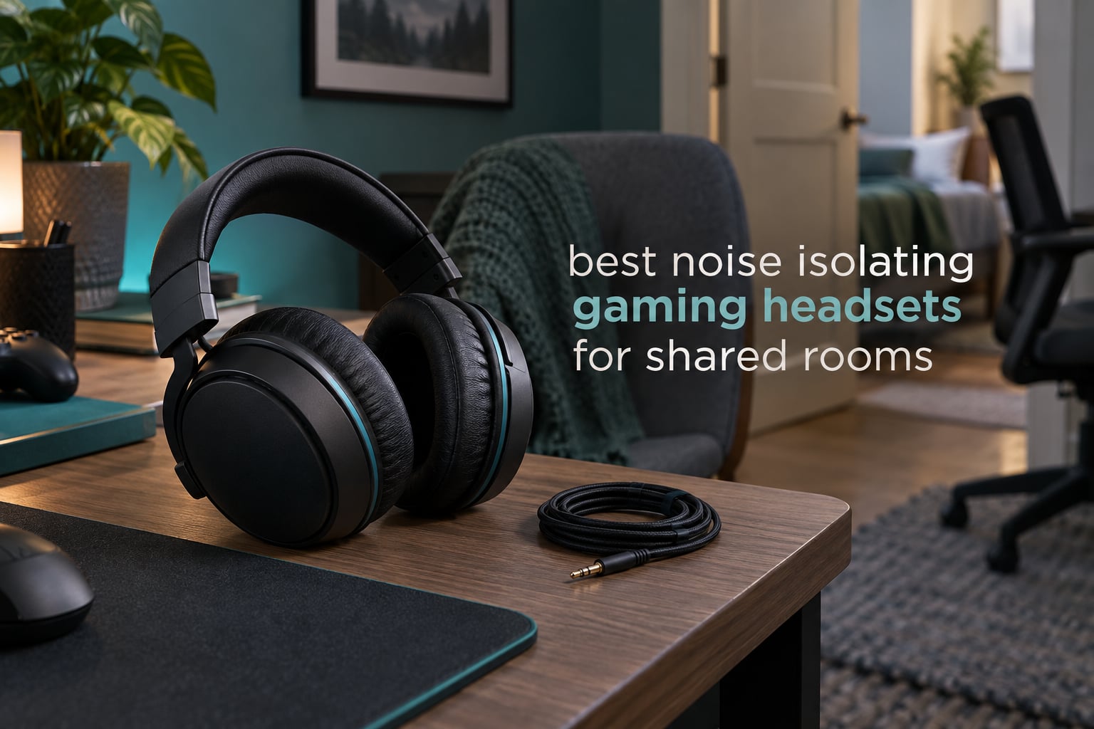 best noise isolating gaming headsets for shared rooms