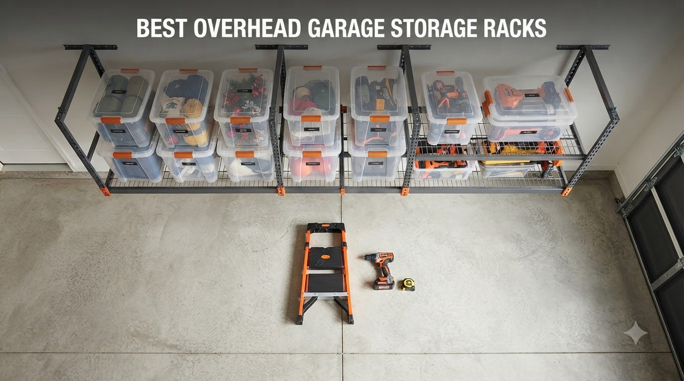 best overhead garage storage racks