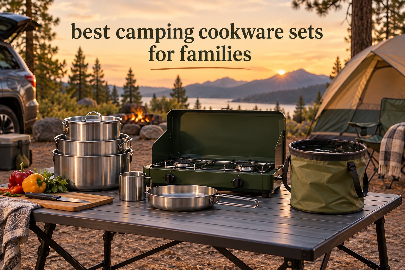 best camping cookware sets for families