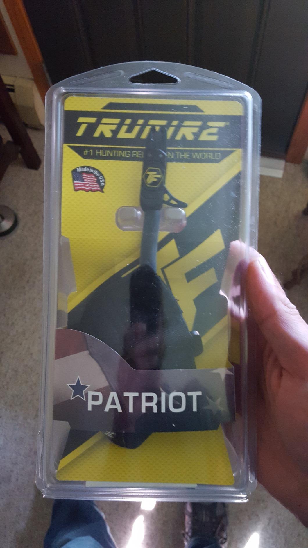 Tru-Fire Patriot Archery Compound Bow Release - Adjustable Black Wrist Strap customer photo 2
