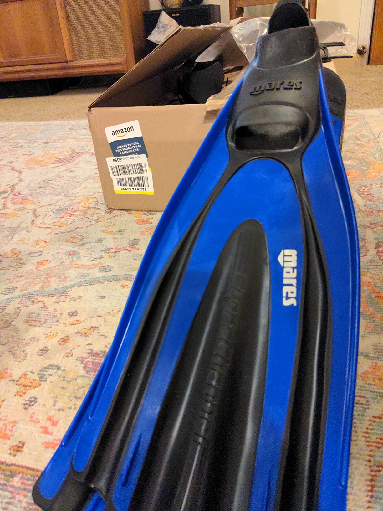 Mares Unisex Adults Avanti Superchannel FF Diving Fins - Compact Durable Flippers with Closed Orthopedic Foot Pocket for Snorkelling & Recreational Diving customer photo 1