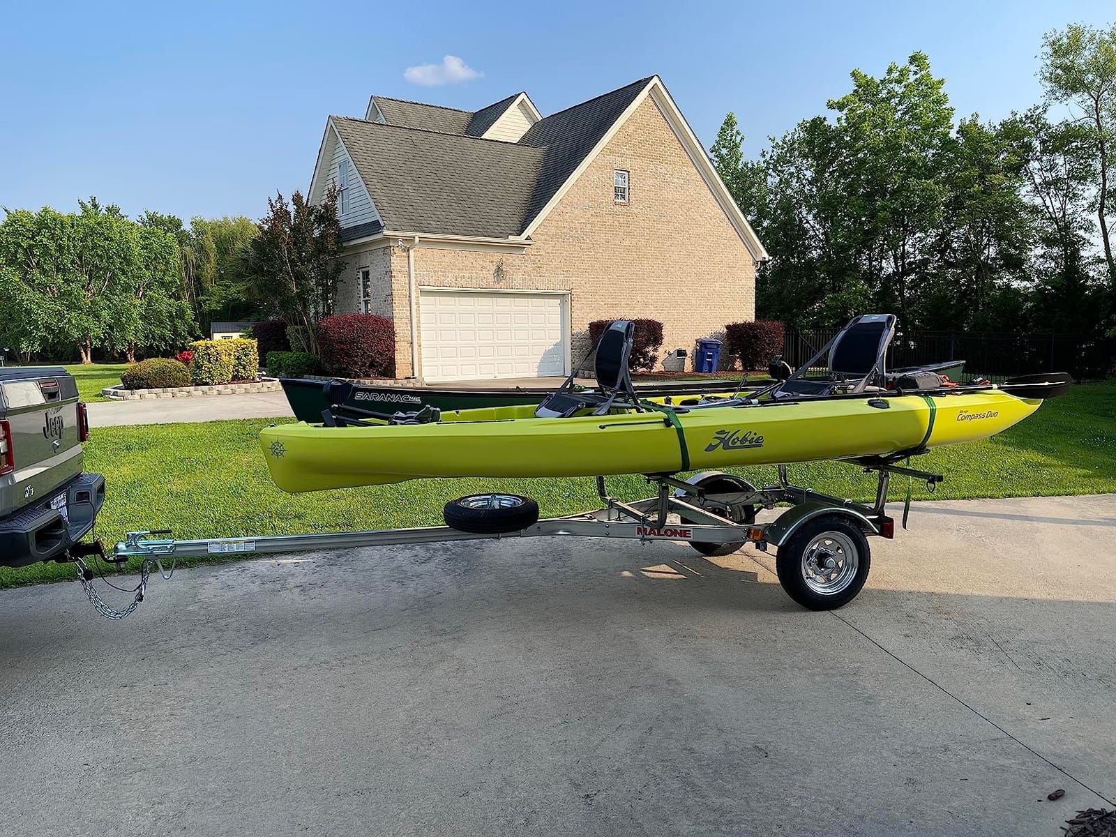 Malone MicroSport 2-Boat MegaWing Kayak Trailer Package customer photo 2