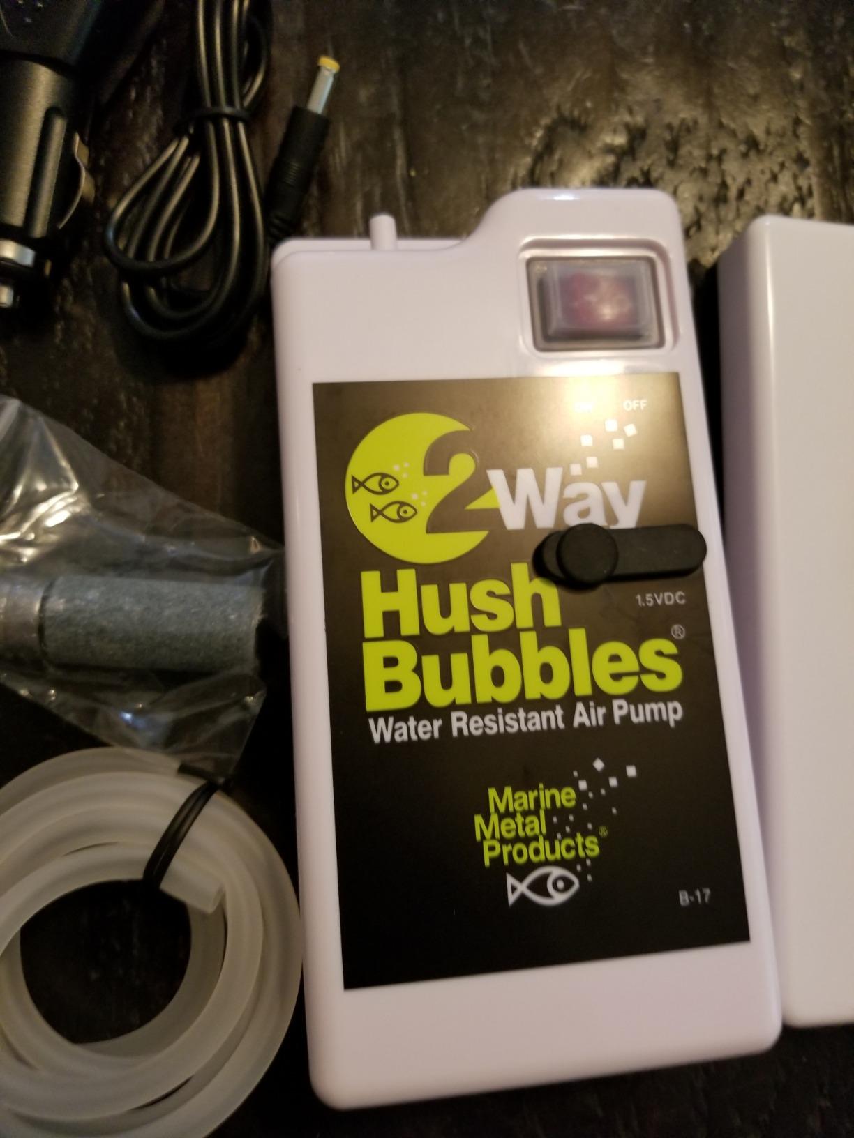 Marine Metal B-17 2-Way Hush Bubbles Live Bait Aerator, Quiet Water Resistant Air Pump, Portable & Battery Powered customer photo 2