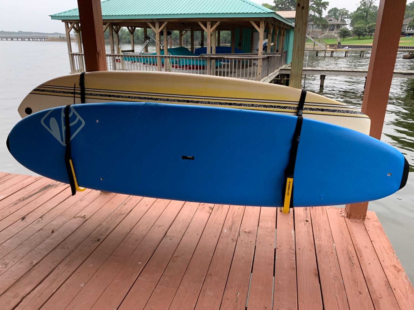 Suspenz SUP Storage Rack, Stand Up Paddle Board and Surfboard Rack with Safety Straps customer photo 2