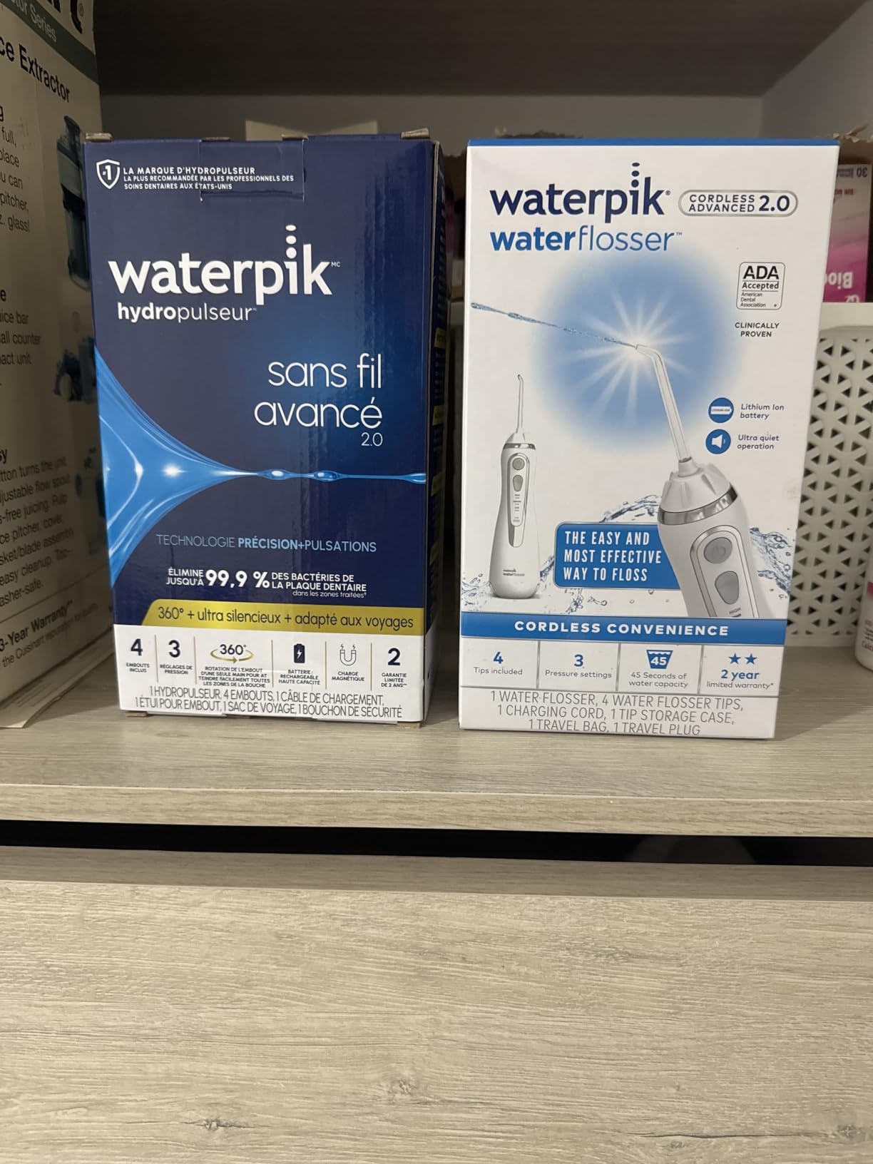 Waterpik Cordless Advanced Portable Water Flosser, Rechargeable, White customer photo 1