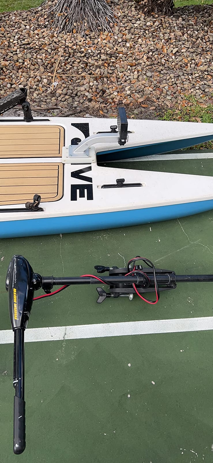 Brocraft Trolling Motor Mount Bracket, Removable Deck Mount for Clamp-On Electric Trolling Motors, Marine Aluminum & Nylon, Boat Motor Mount customer photo 1