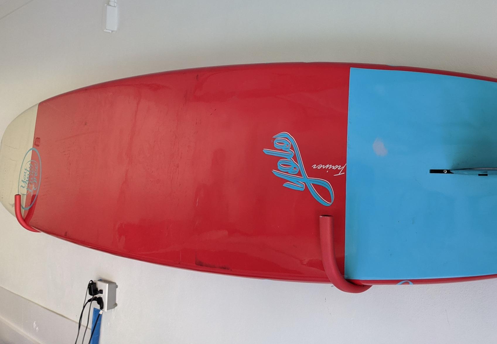 Metal Display Wall Rack Set for SUP Board, Surfboard, Wakeboard, Kiteboard, Snowboard, Longboards, Shortboard Storage Management. customer photo 2