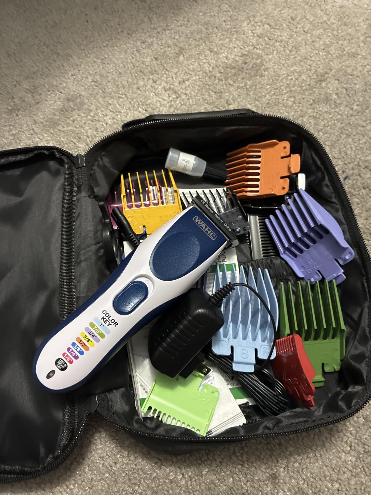 Wahl Color Pro Cordless Rechargeable Hair Clipper & Trimmer, Color Guards customer photo 1