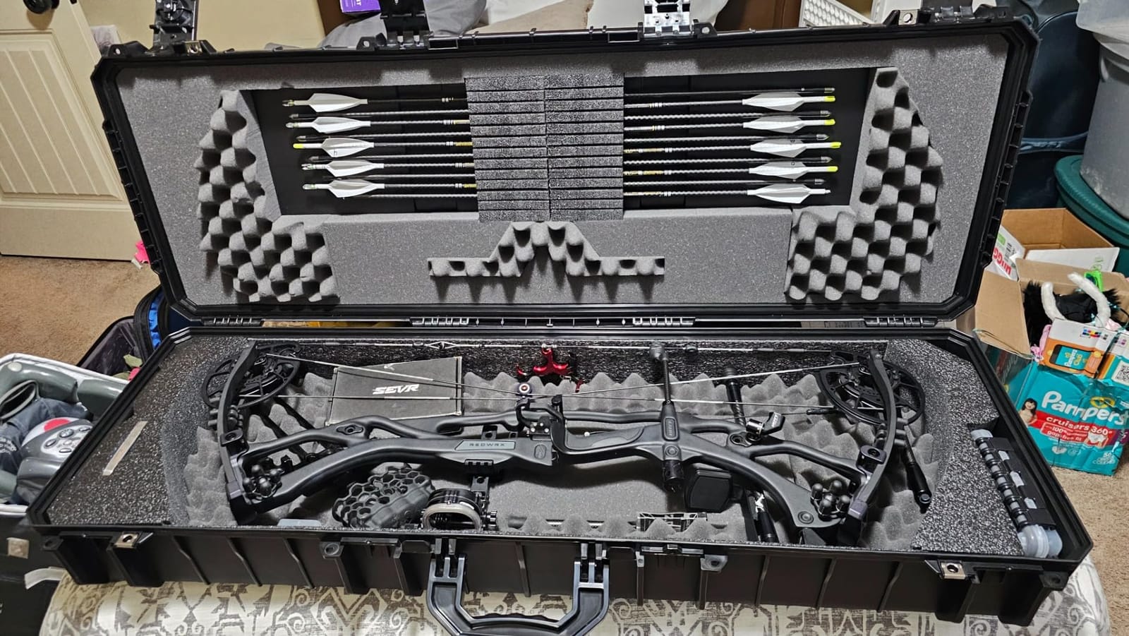 Case Club Compound Bow Case Gen 2 - Pre-Cut, Wheeled & Waterproof customer photo 2