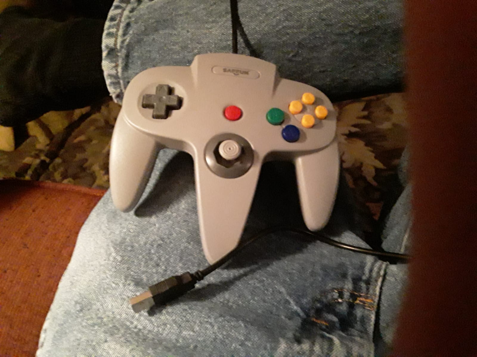 Classic N64 Controller, Wired USB PC Gamepad for Windows PC, macOS (Gray) customer photo 2
