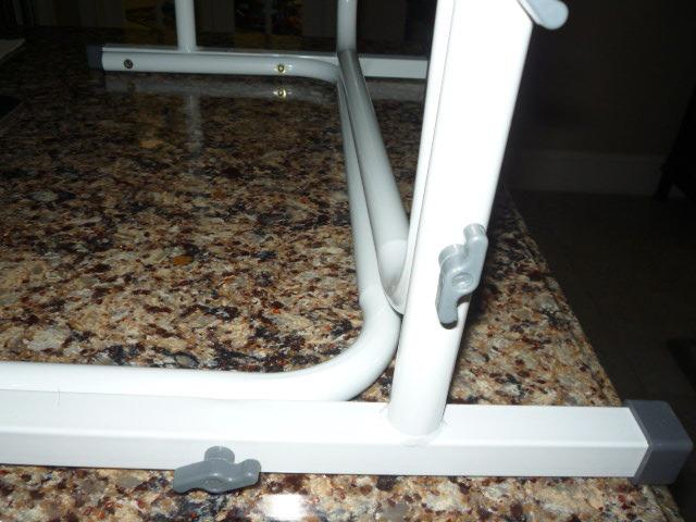 FSA/HSA Eligible, Vaunn Medical Bathroom Patented Height Adjustable Height Toilet Rail Grab Bar and Commode Safety Frame Handle (Adjust 24-30”H) customer photo 2
