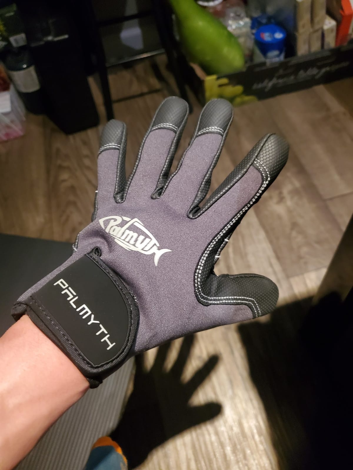 Palmyth Neoprene Fishing Gloves for Men and Women 3 Cut Fingers Flexible Great for Photography Fly Fishing Ice Fishing Running Touchscreen Texting Hiking Jogging Cycling Walking customer photo 2