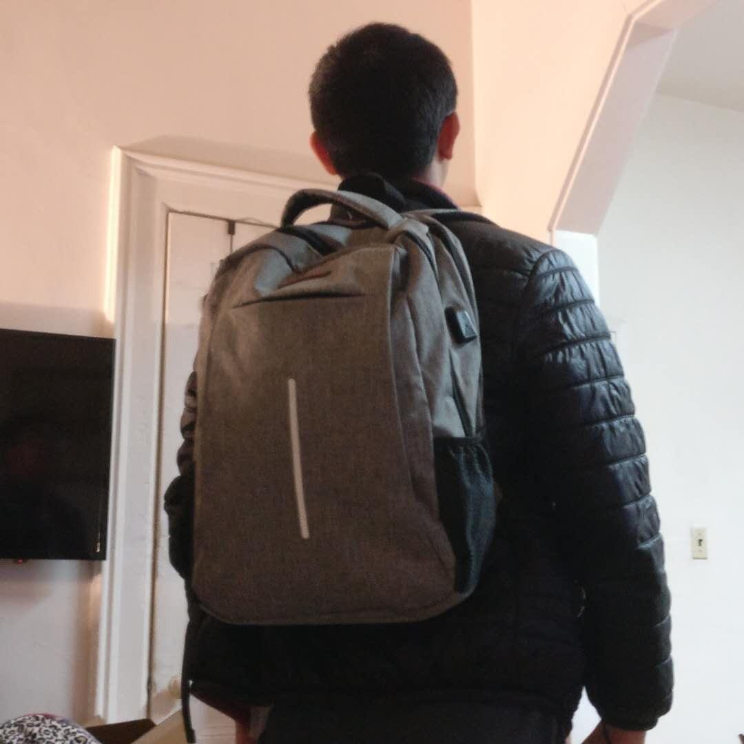 OPACK Travel Laptop Backpack, Business Anti Theft Slim RFID Blocking pocket Durable 15.6 Inch Laptops Backpack, USB Charging Port, Water Resistant College Laptop Bag customer photo 2