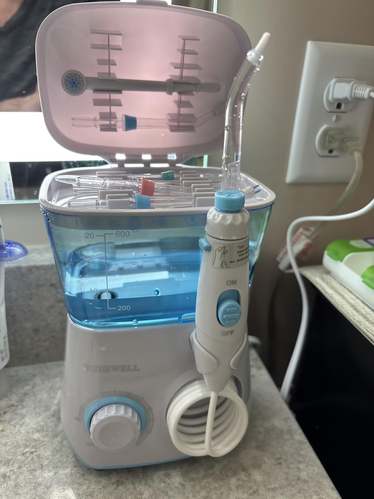 TUREWELL Water Dental Flossing Oral Irrigator for Teeth/Braces customer photo 1